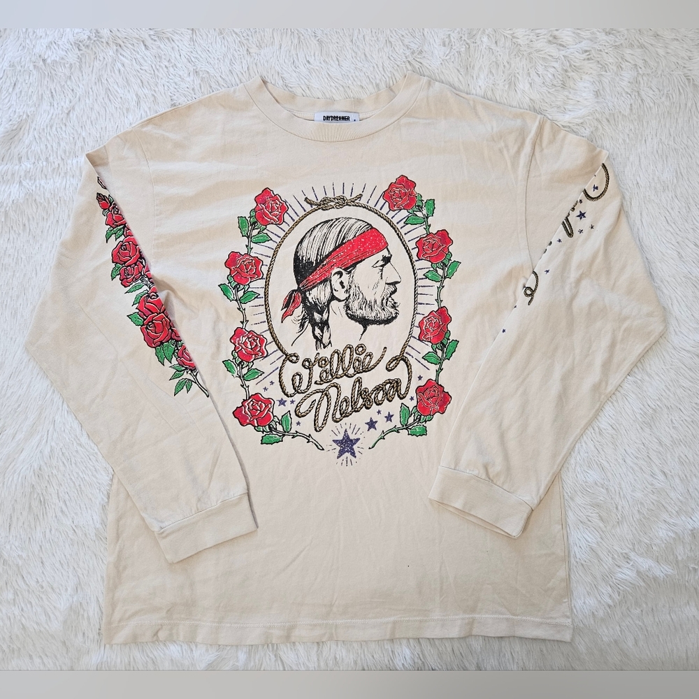 Free People x Daydreamer Willie Nelson Outlaw Country Tee
